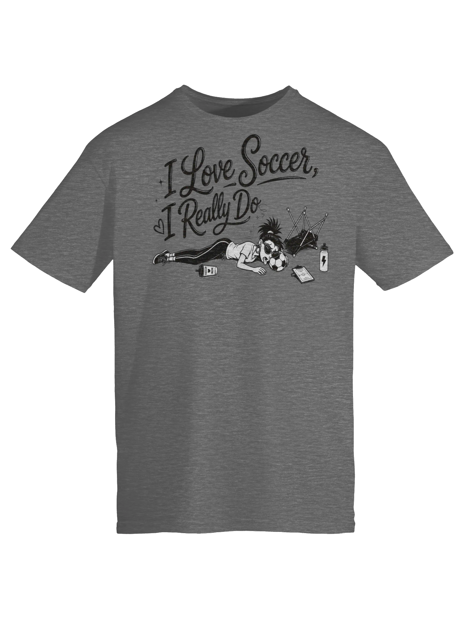 Soccer Mom Loves The Game Tee product image (5)