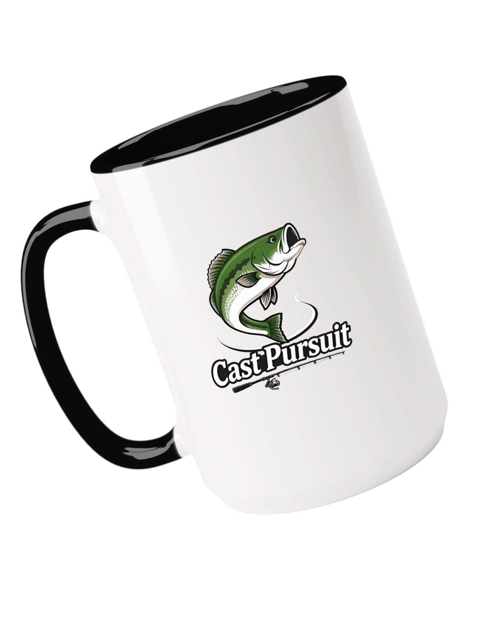 Ceramic 15 oz Mug: "Forever a fisherman." product image (4)