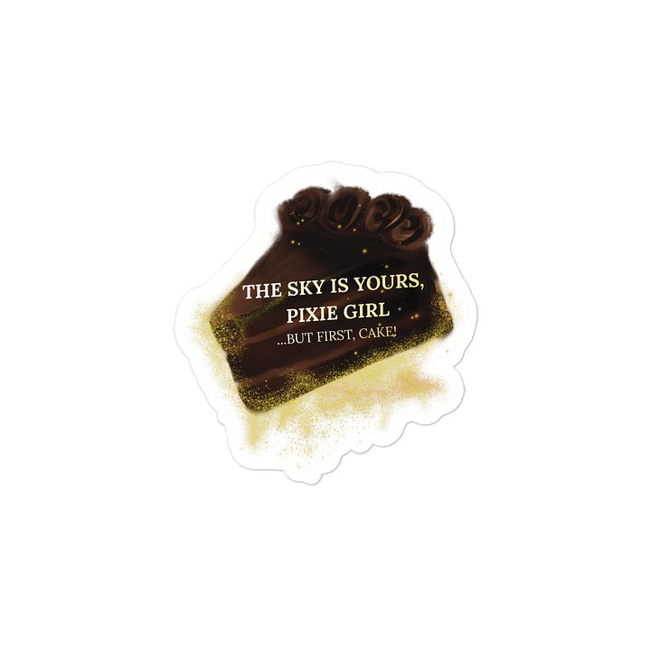 "CHOCOLATE CAKE" Dust Sticker product image (2)