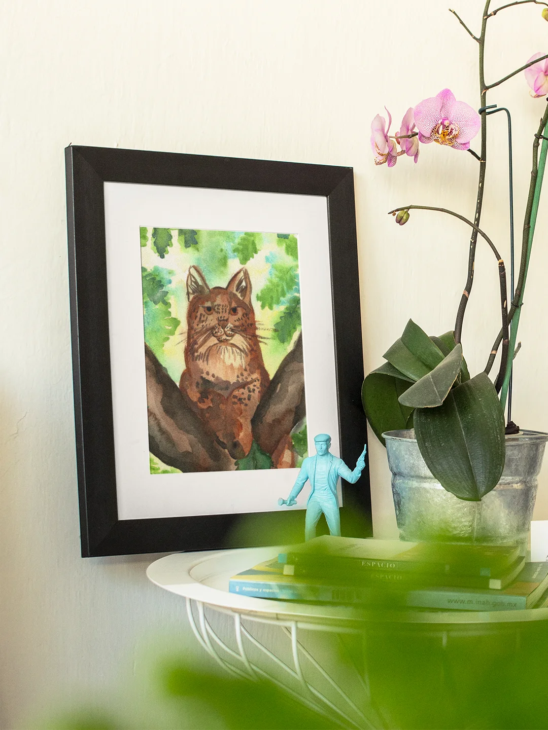 Lynx In A Tree Art Print product image (16)