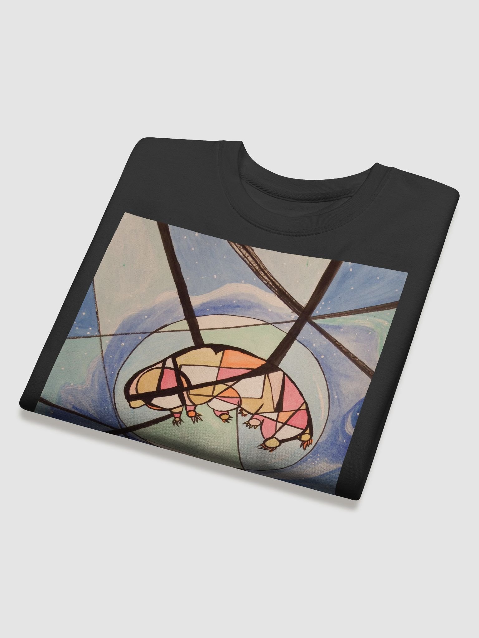 Cubism Painting: The Dream of a Tardigrade Cotton Heritage Premium Sweatshirt by Cotton Heritage product image (4)
