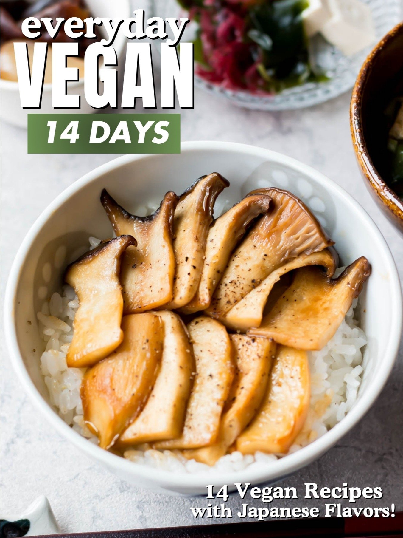 [eBook] Everyday Vegan: 14 Vegan Recipes with Japanese Flavors! (With Videos!) product image (1)