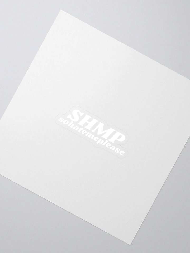 SHMP Sticker (white) product image (3)