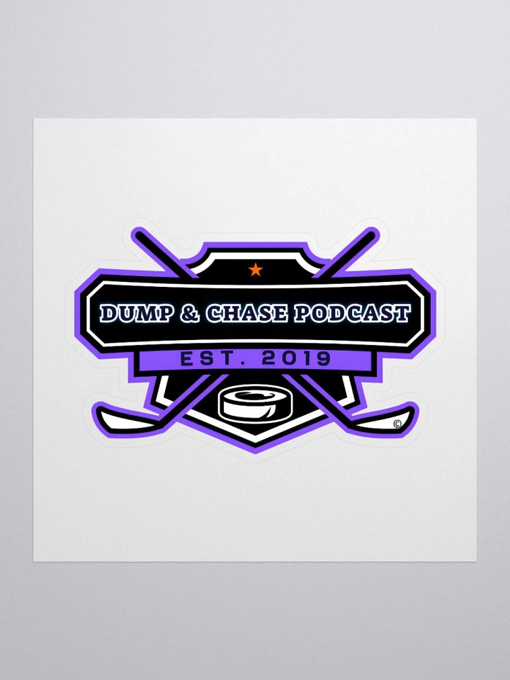 Dump & Chase Podcast Logo Stickers product image (1)
