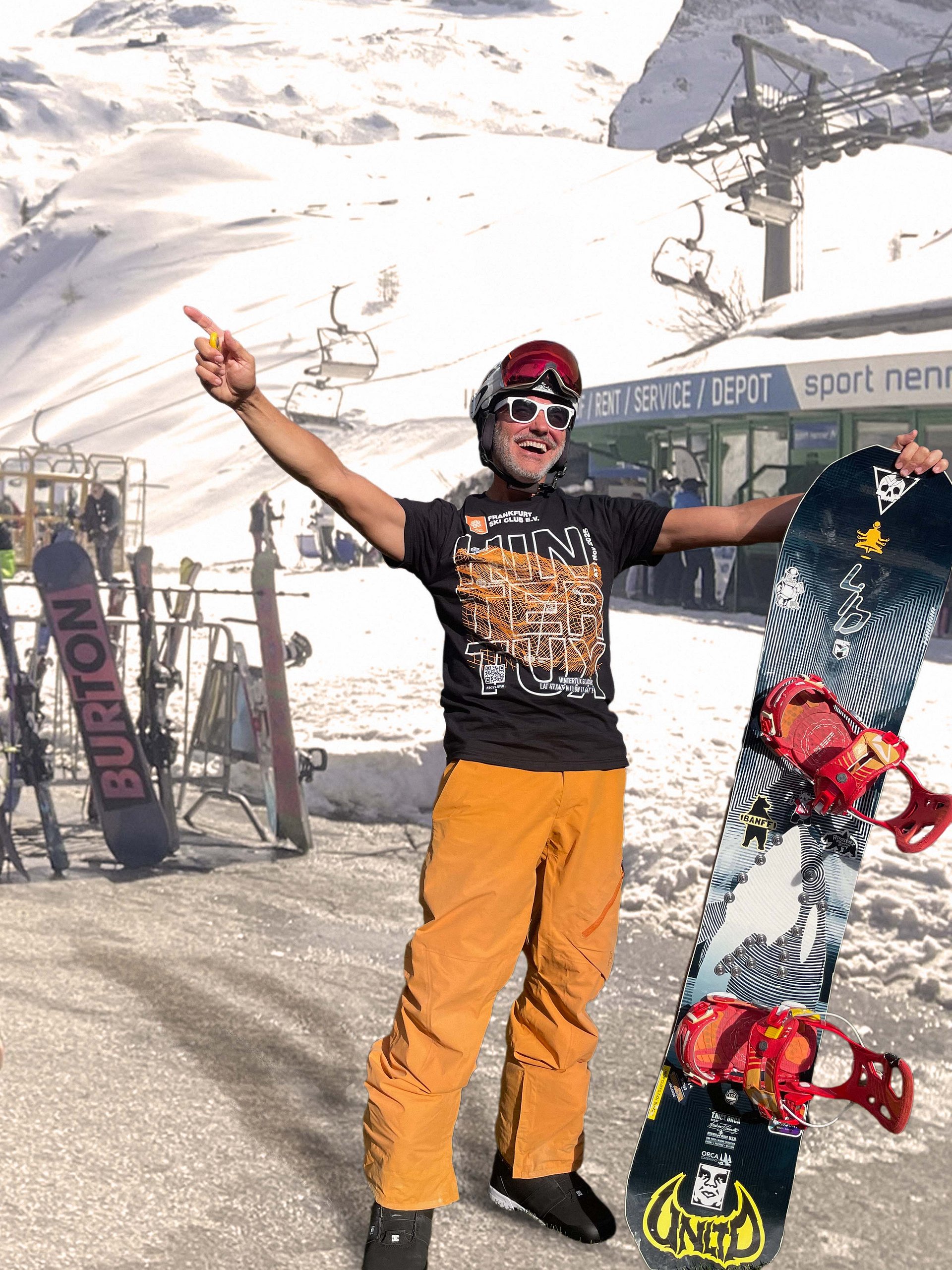 Hintertux Glacier Resort & QR (front and back print) product image (3)