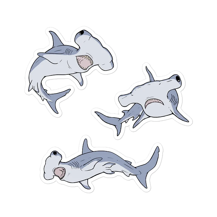 Hammerhead Shark Stickers product image (1)