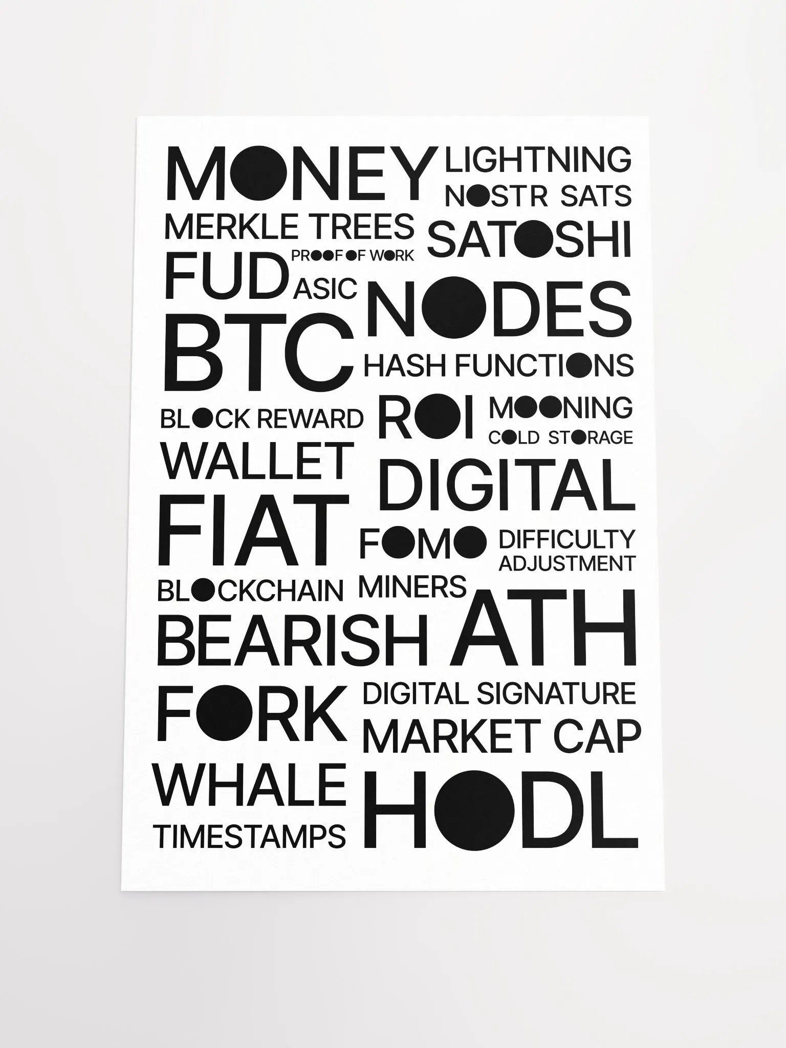 Bitcoin Universe Poster product image (1)