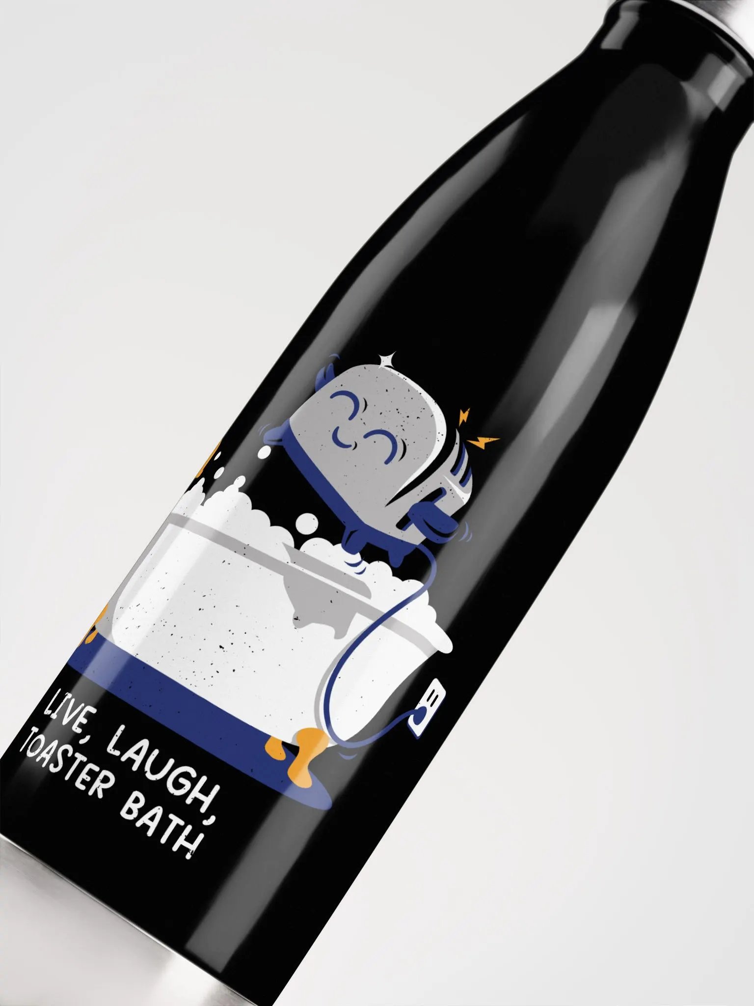 Live, Laugh, Toaster Bath Water Bottle product image (5)
