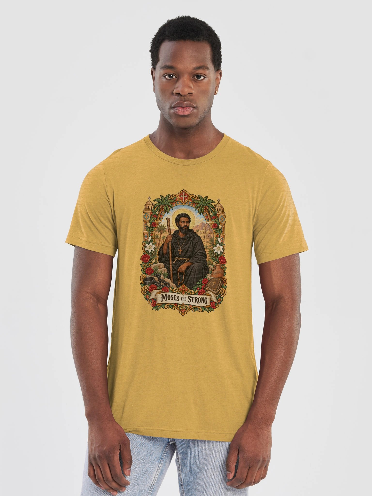 MOSES THE STRONG - Triblend T-Shirt product image (2)