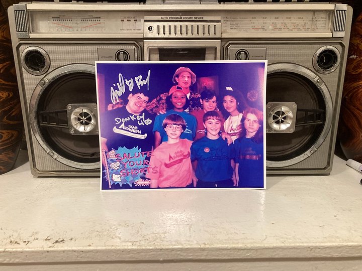 Salute Your Shorts Cast On Set Autographed Donkeylips Season 2 Photo product image (1)