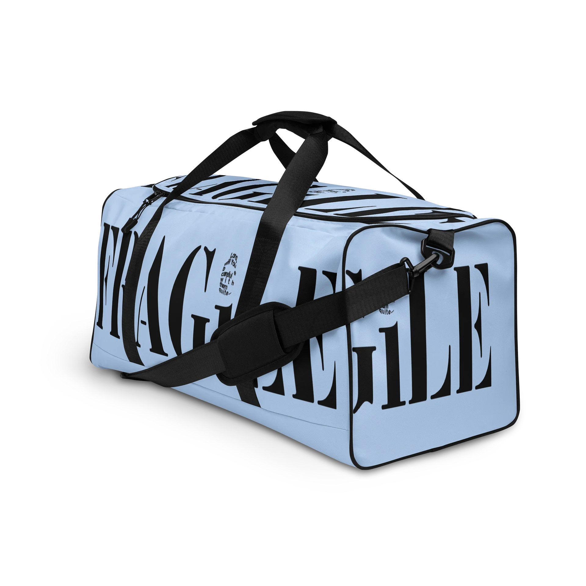 FRAGiLE Ice Blue Duffel Bag product image (3)