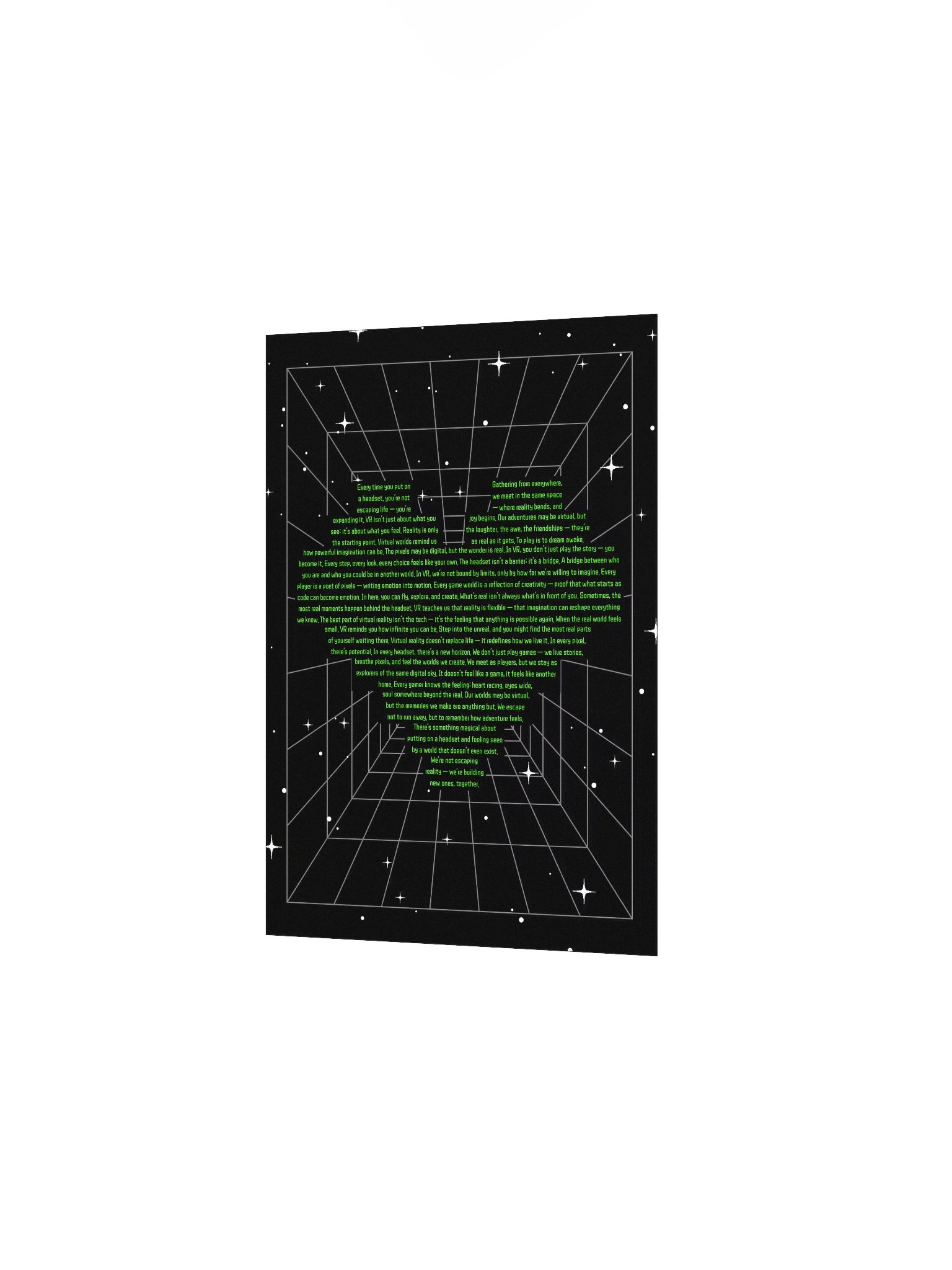 We Love VR Pixel Heart Nostalgic Poster Print product image (2)