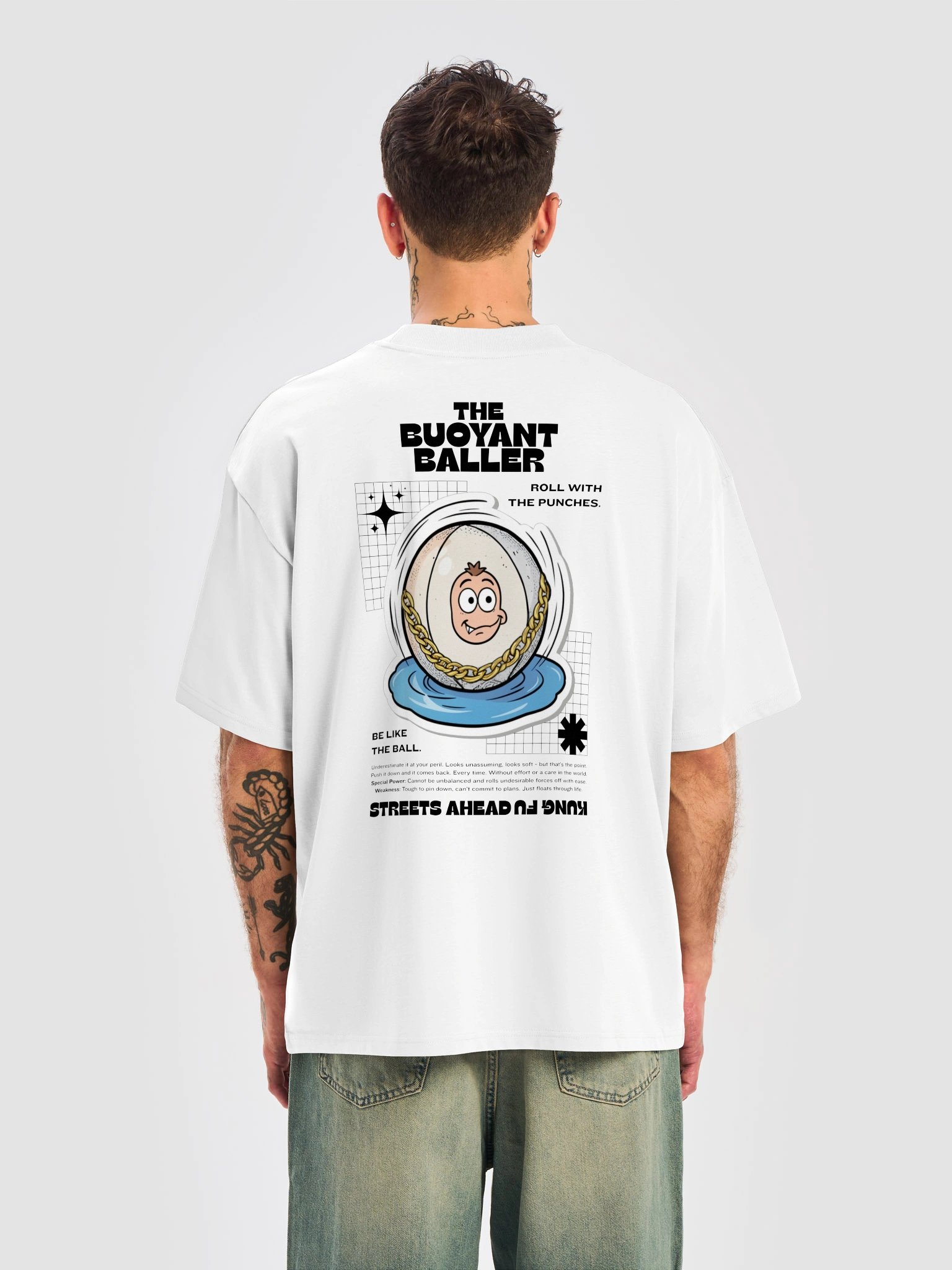 The Buoyant Baller - Short Sleeve Shirt - White product image (2)