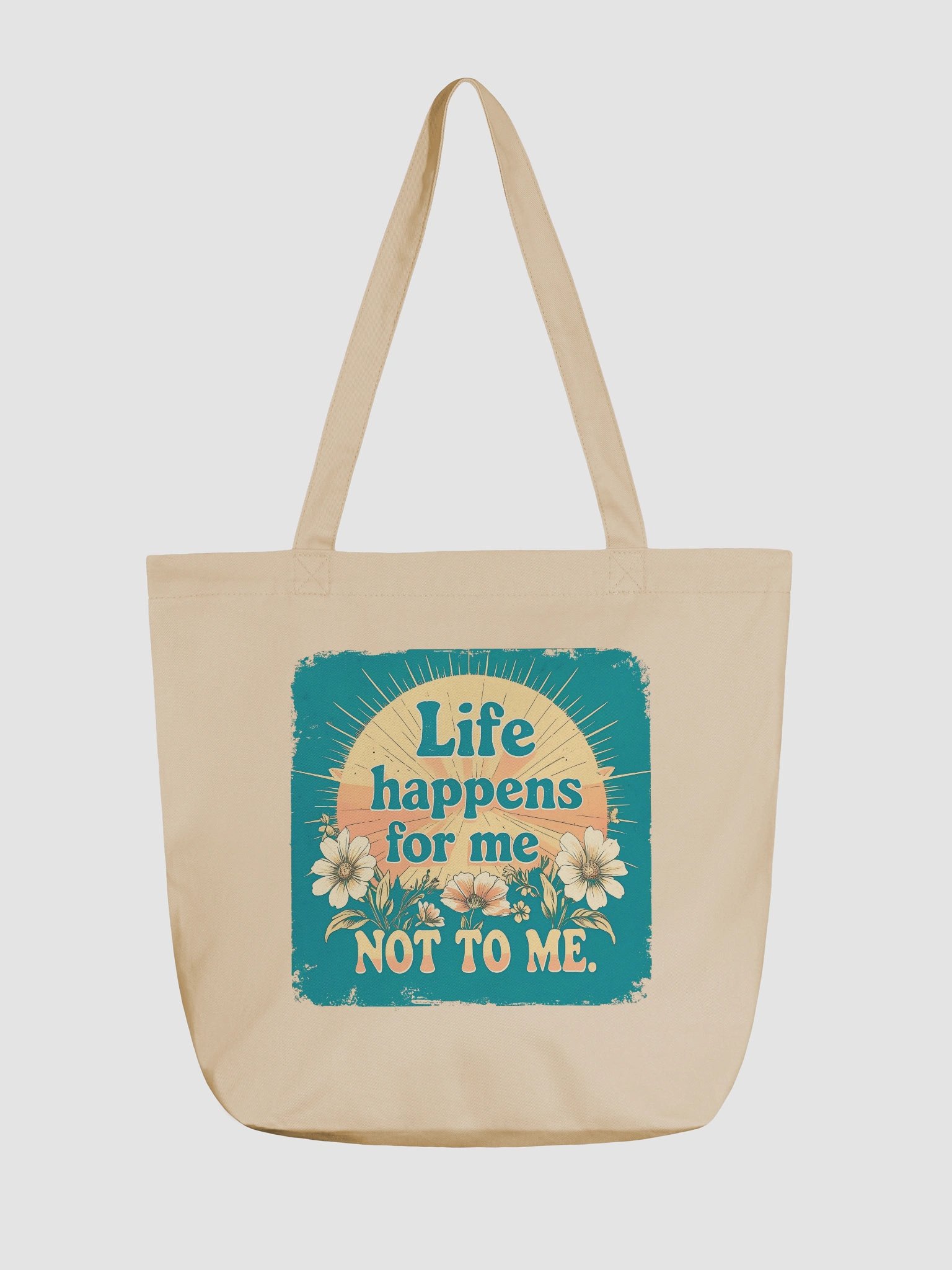 Retro Sunflower Motivation Tote Bag product image (1)