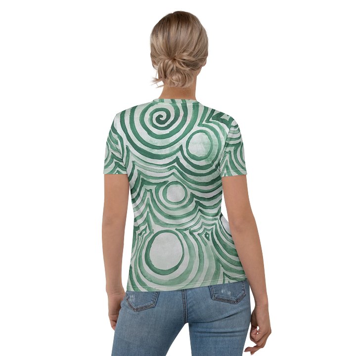 "Green Swirl" Women's Tee product image (2)