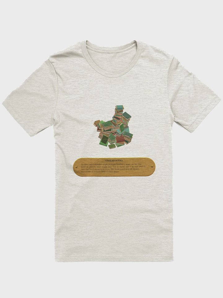A Monster's Expedition T-Shirt - Pile of Unread Books Exhibit product image (5)