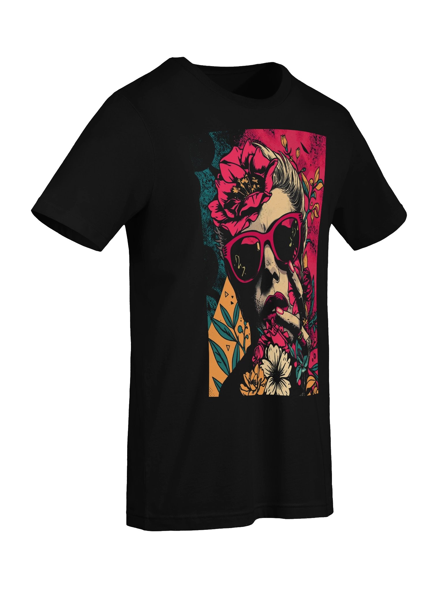 Cat‑Eye Blossom Supersoft Tee product image (2)