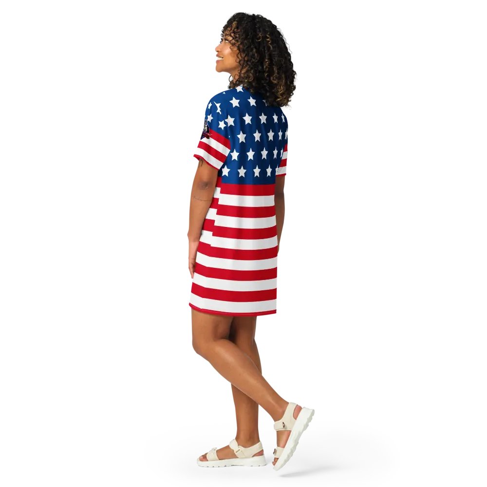 MOMMAWOLFCAT All-Over Print T-Shirt Dress product image (11)