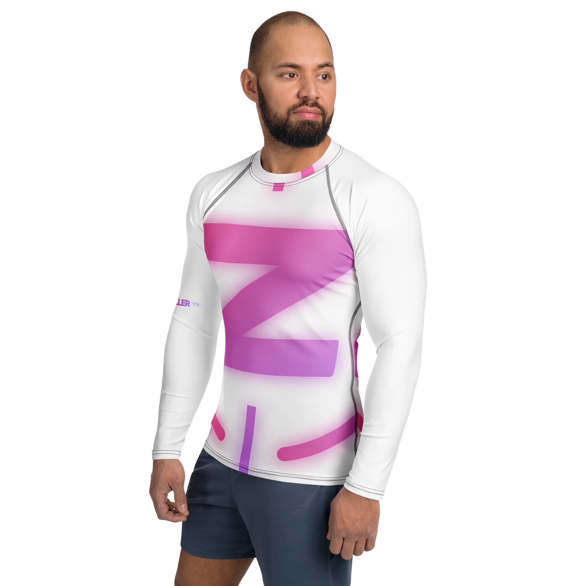 Neon Z Spark All-Over Print Rash Guard product image (2)