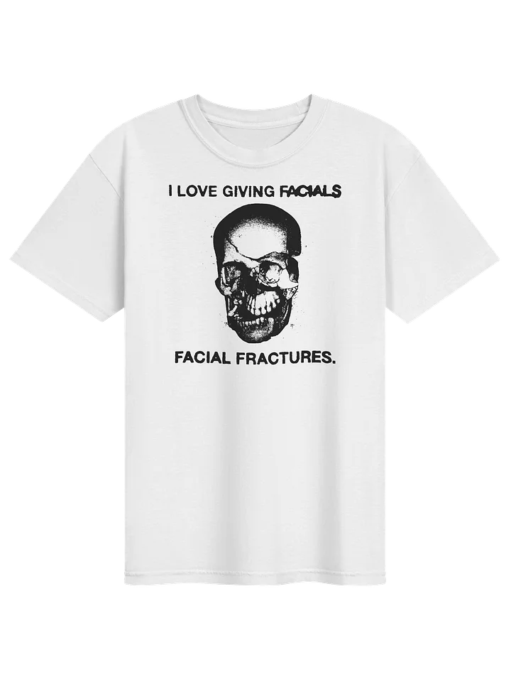"FACIALS" T-SHIRT (WHITE) product image (1)