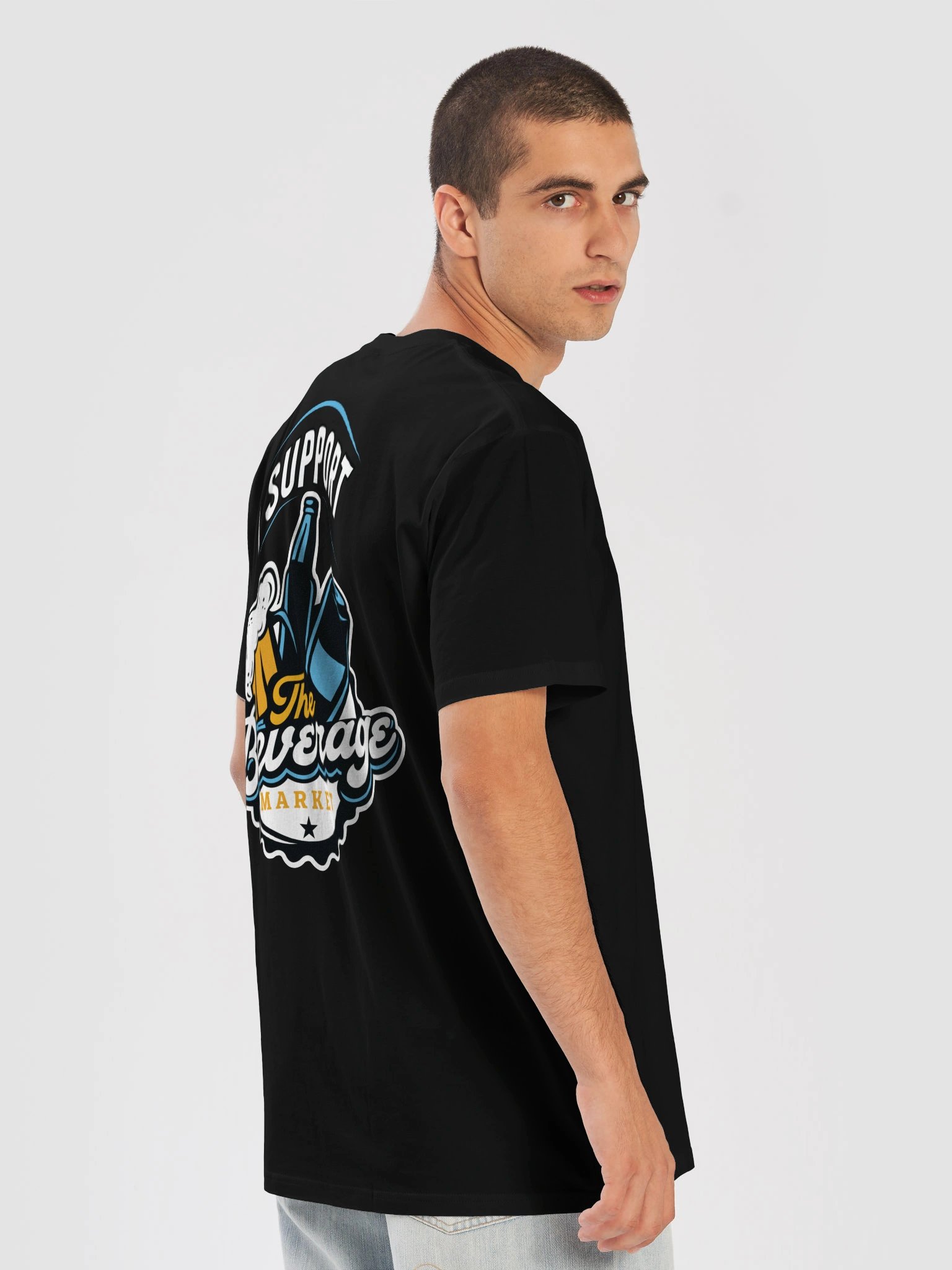 Back Single Side Premium Unisex - Blue Accents product image (71)