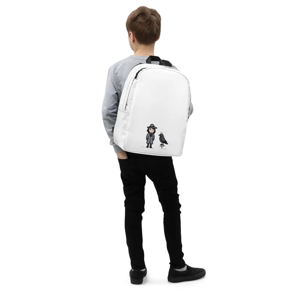 🎒 Crow Man & Companion Minimalist Backpack 🌟 product image (5)