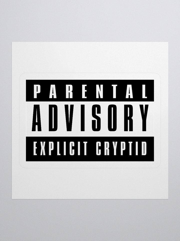 Explicit Cryptid Sticker product image (3)