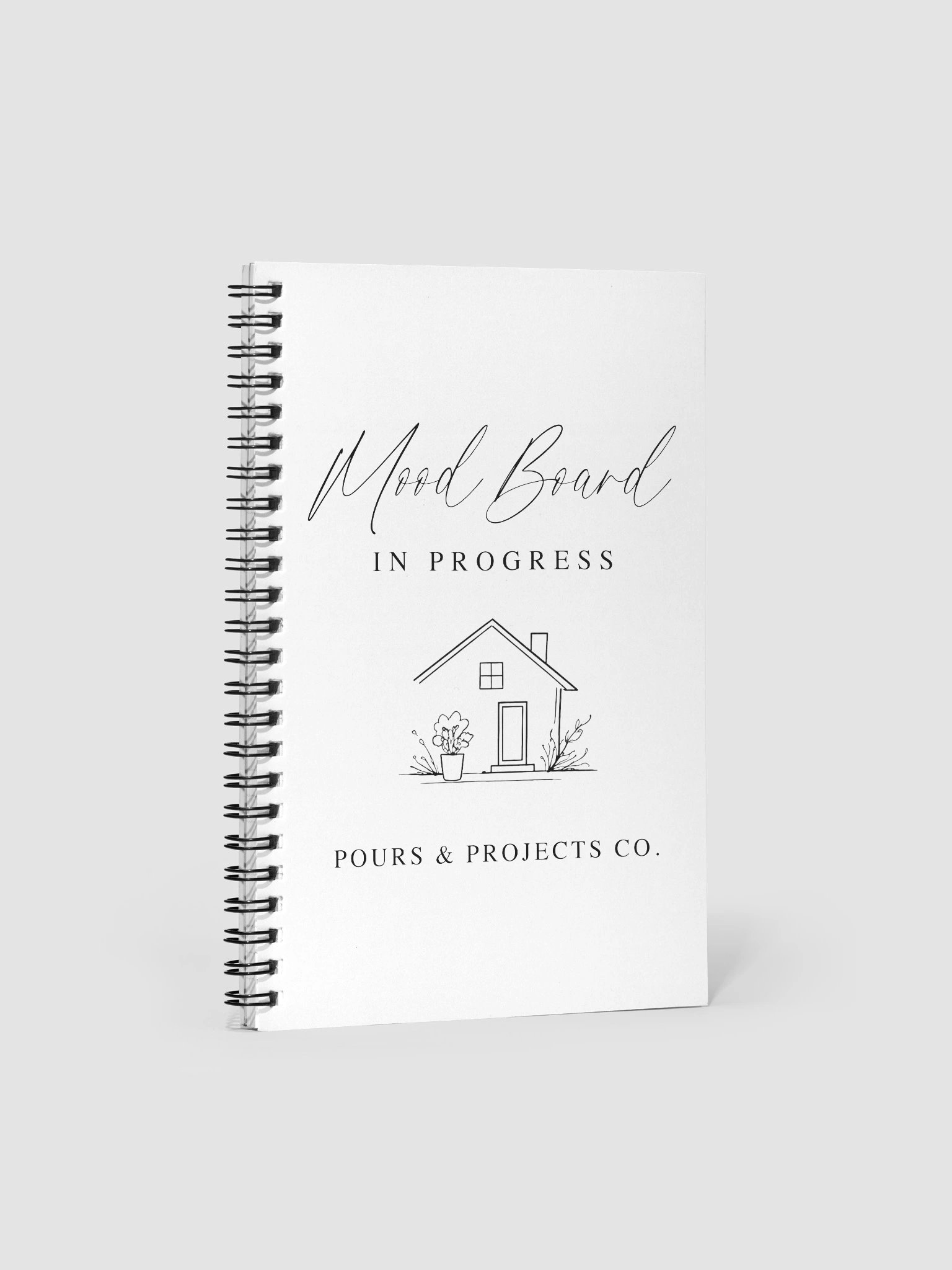 Mood Board In Progress Spiral Notebook product image (1)