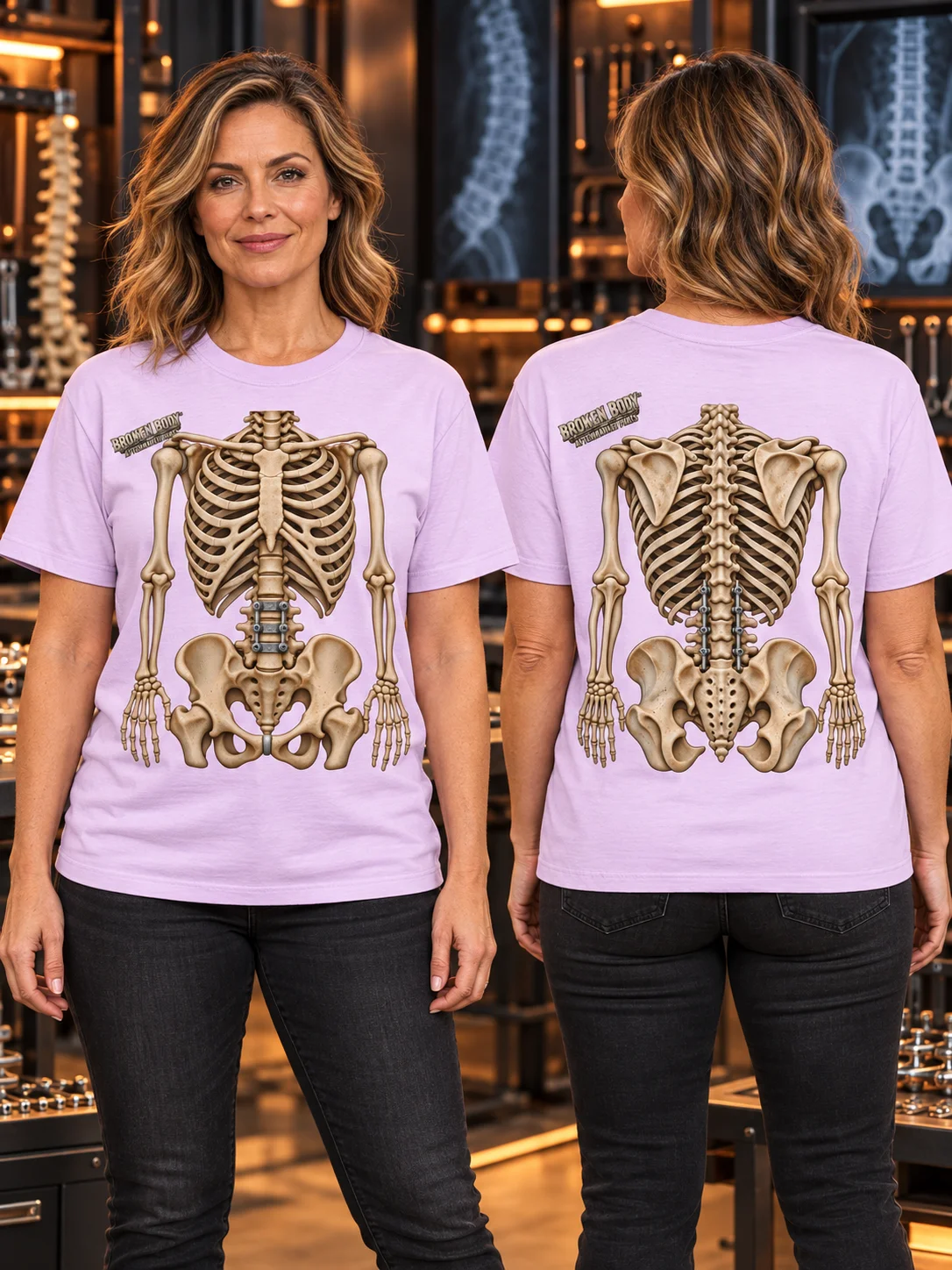 Lower Back Surgery Shirt — Aftermarket Parts Front & Back Tee | Rebuild Shop product image (1)
