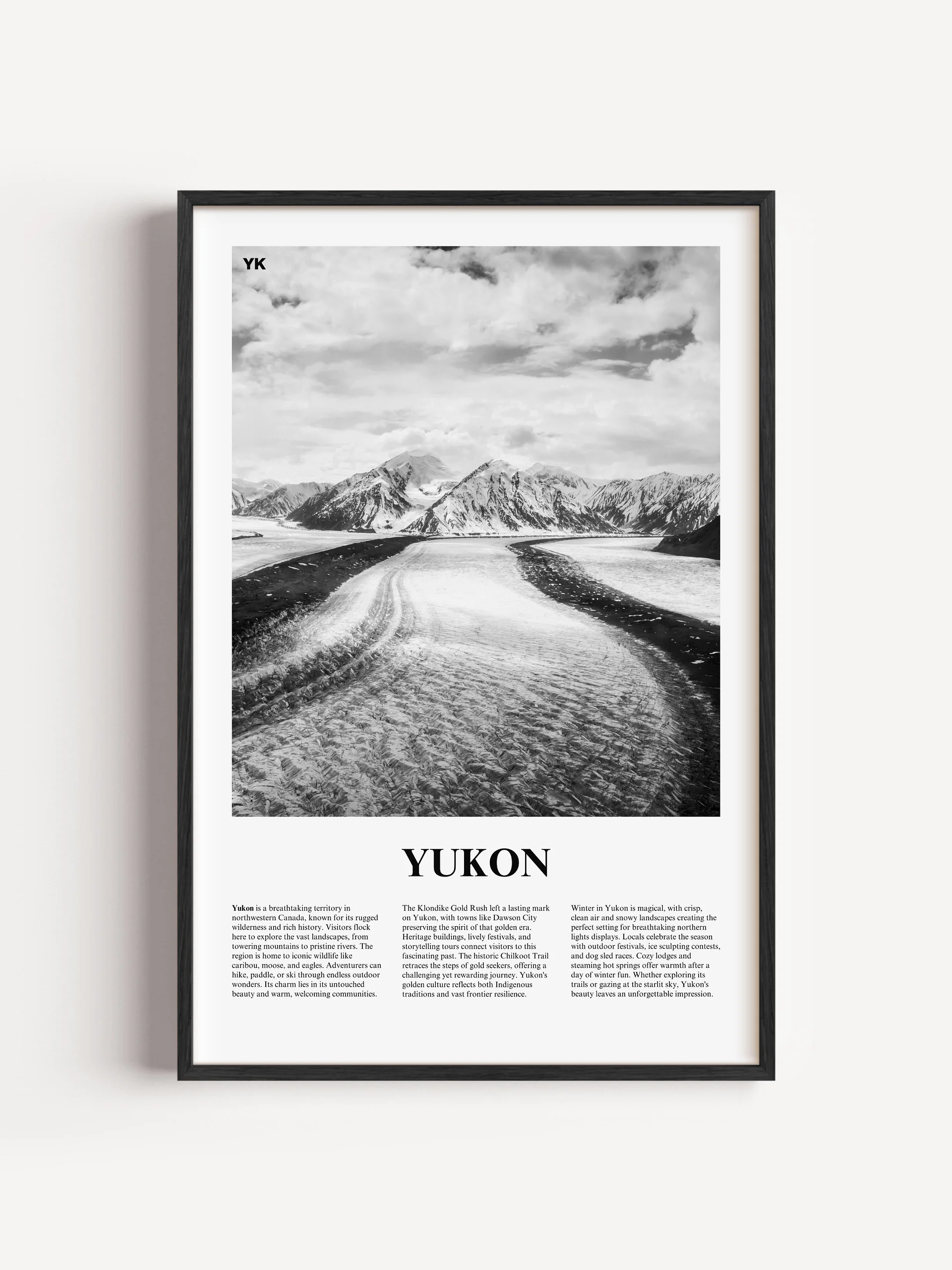 Yukon 02 Newspaper Poster | Framed product image (1)