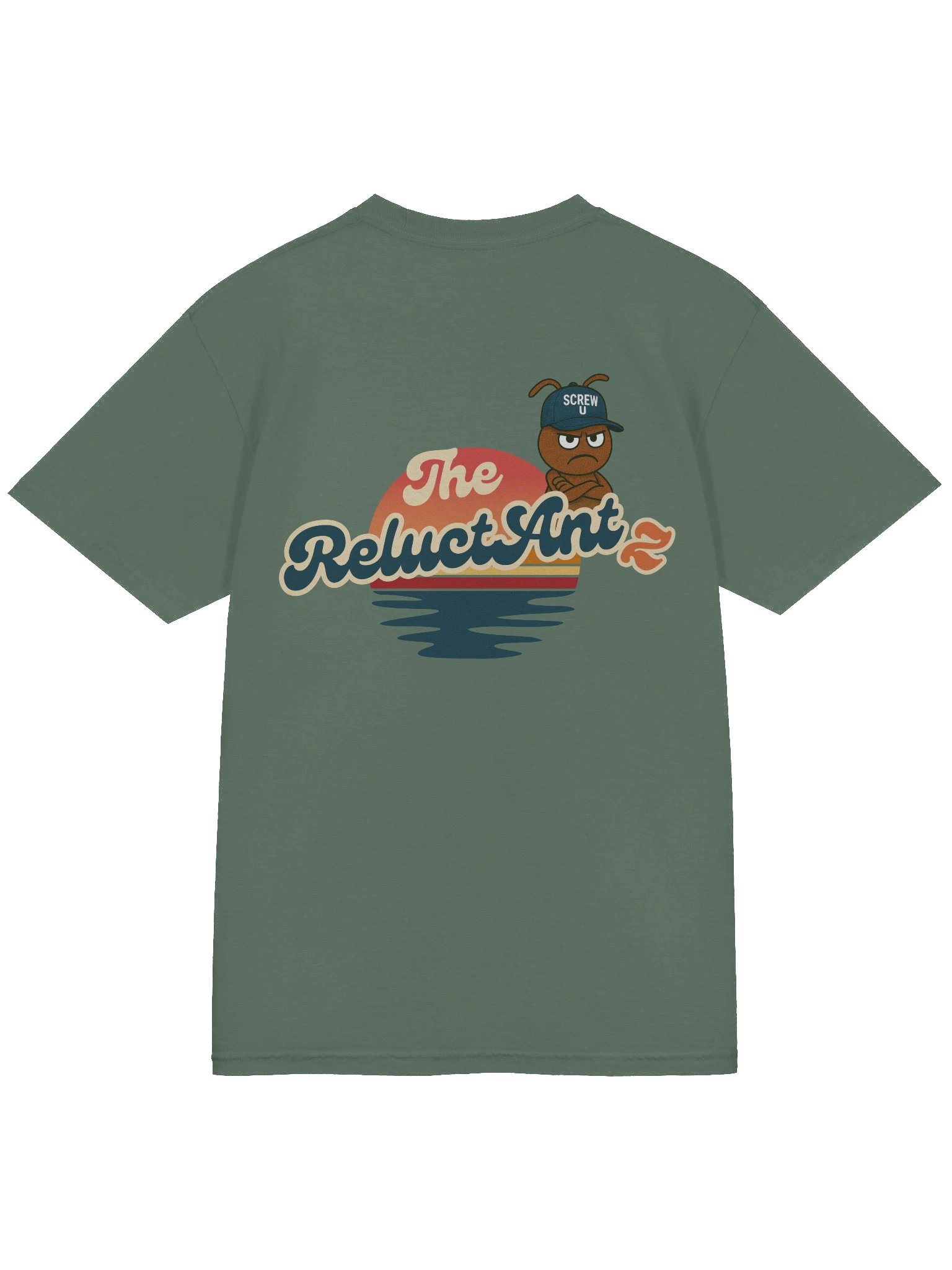 Screw U T-Shirt by The ReluctAntz – Blue Spruce product image (4)