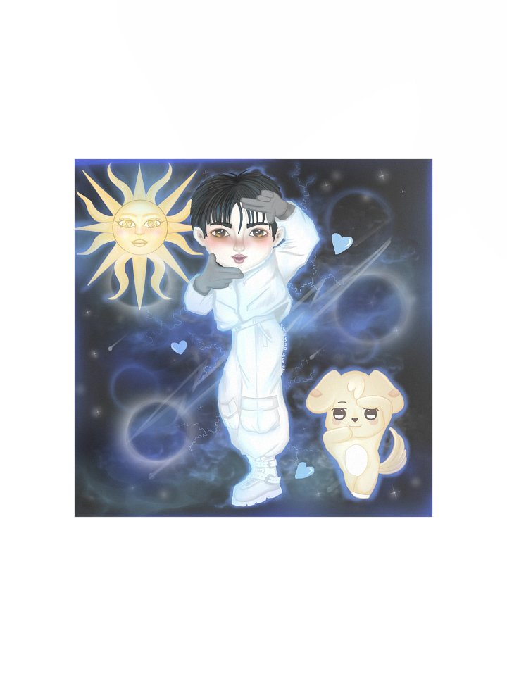 Yunho Fanart Square Poster - Ateez product image (3)