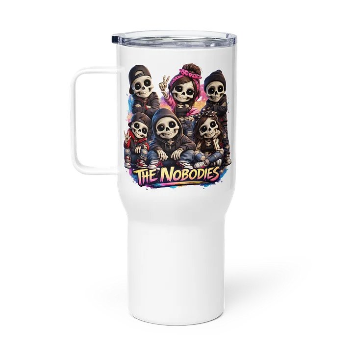 ''The Nobodies'' Travel Mug with a Handle product image (1)