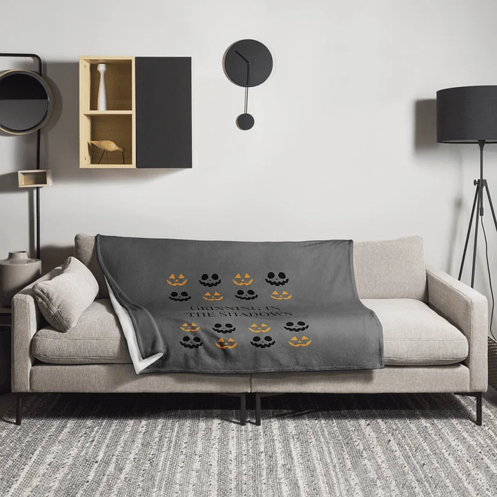 Shadow Grins Throw Blanket product image (2)