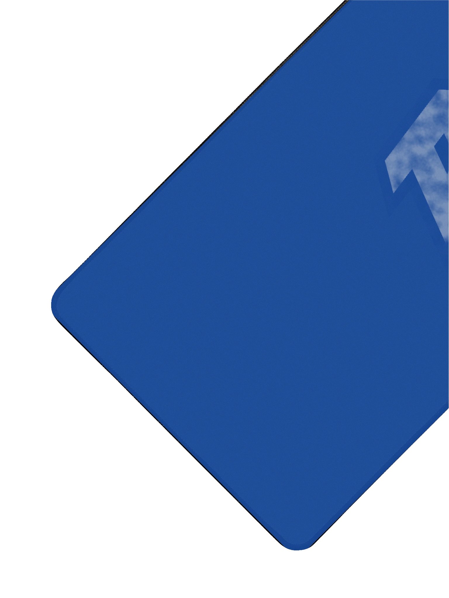 Mousepad Logo Bootpads Desgastado Deskmat Azul product image (2)