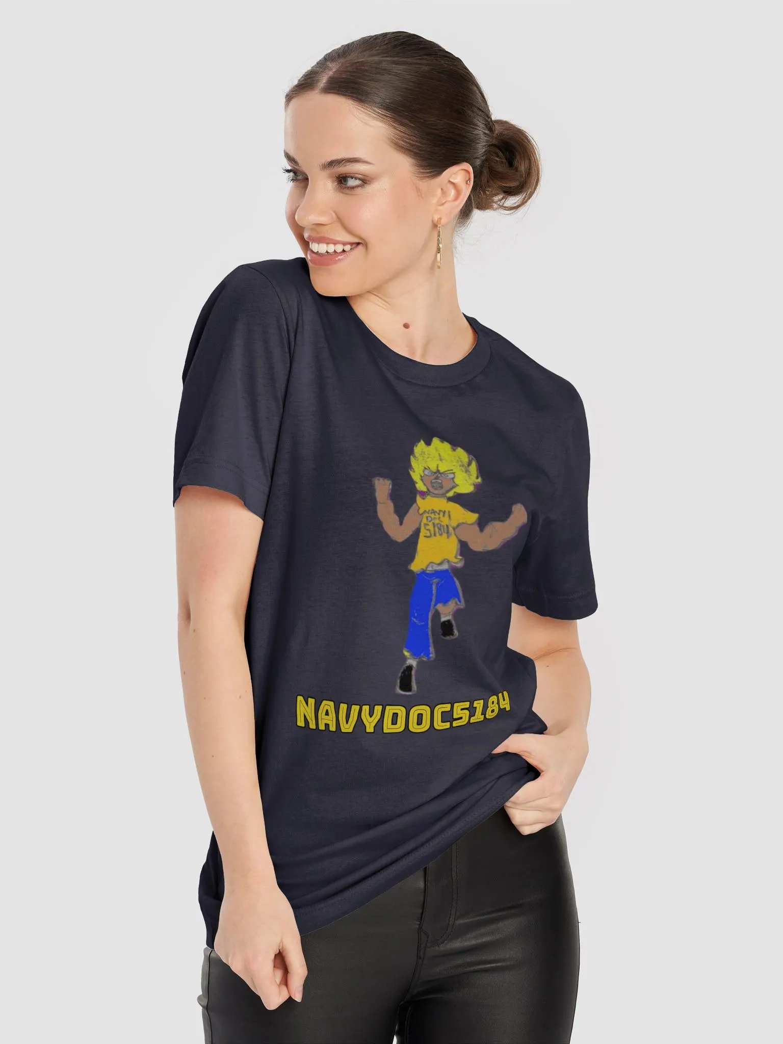 NavyDoc5184 Super Saiyan Supersoft Tee product image (60)