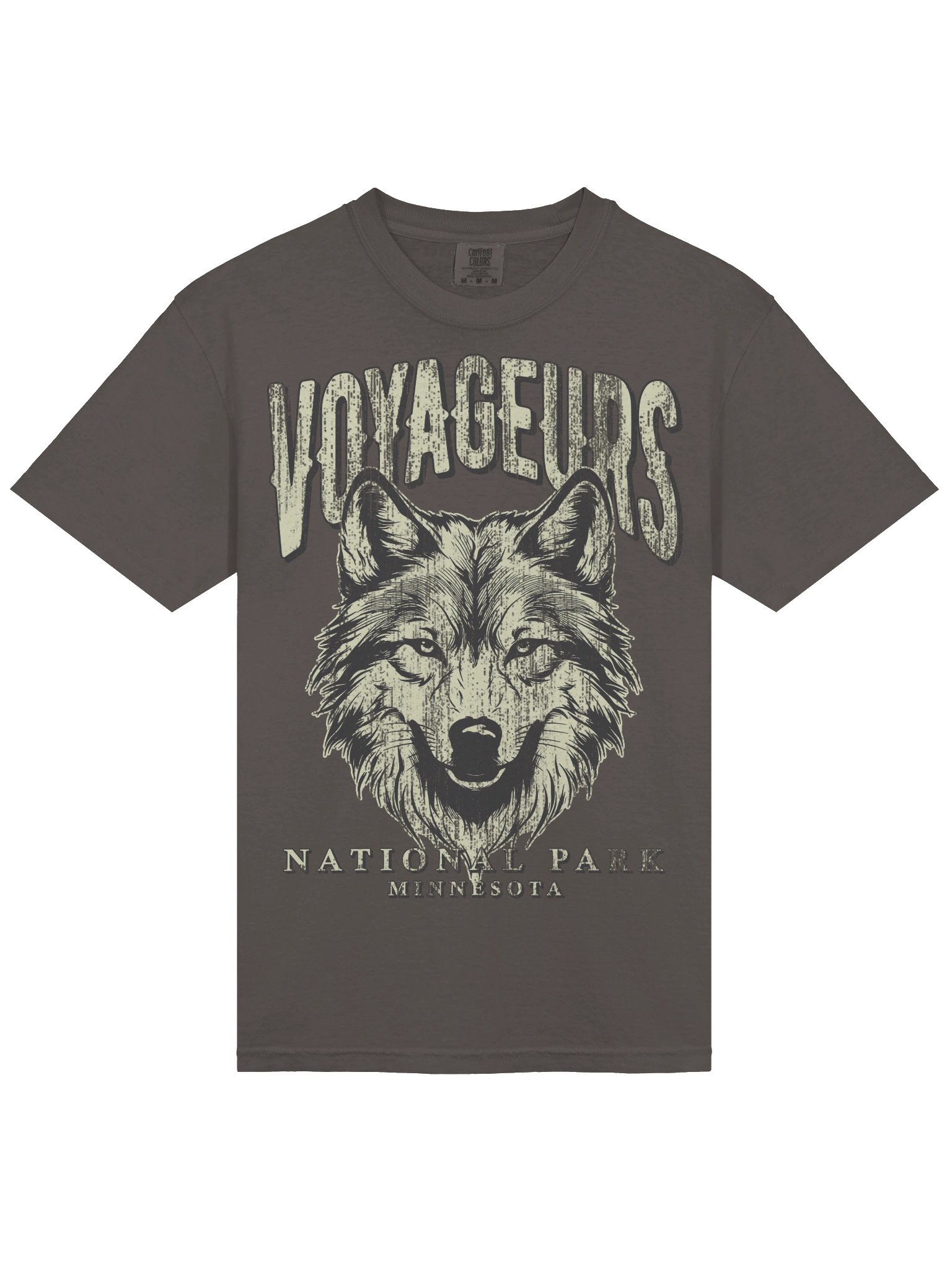 Voyageurs National Park Shirt – Vintage Wolf Graphic Tee Minnesota product image (7)