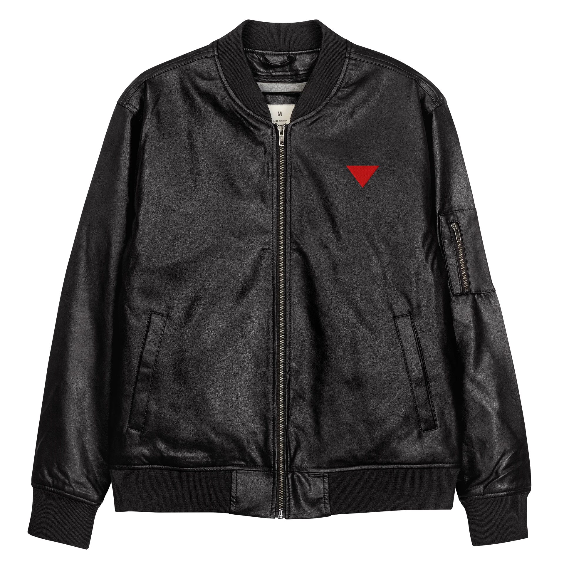 Palestinian Resistance Triangle Jacket Leather product image (1)