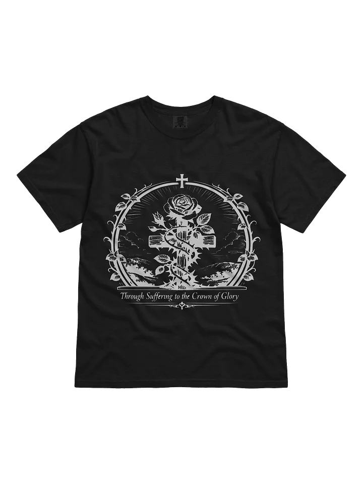 Rose and Thorns (White On Black/Color) (QR on Back) product image (1)