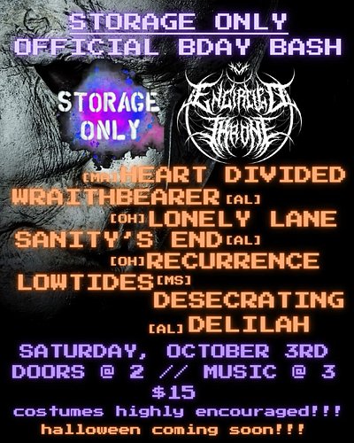 TUPELO MISSISSIPPI I WILL SEE YOU IN THE GRAVE
@encircledthrone @lonelylane937 @storage_only_band @sanitys_end_official @lowt...