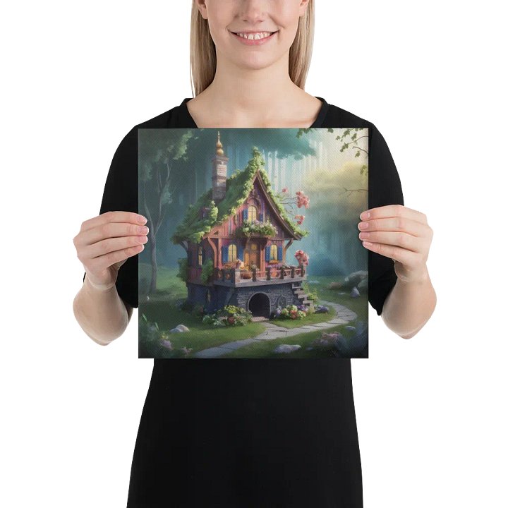 Watercolour Fairy House Art - v14 product image (2)