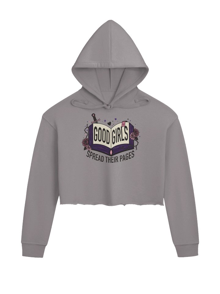 Good Girls Spread Their Pages (Cropped Hoodie) product image (5)