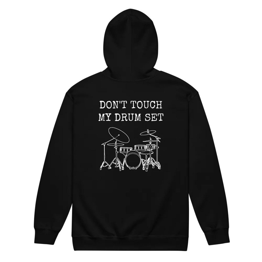 Don't Touch My Drum Set zip hoodie product image (7)