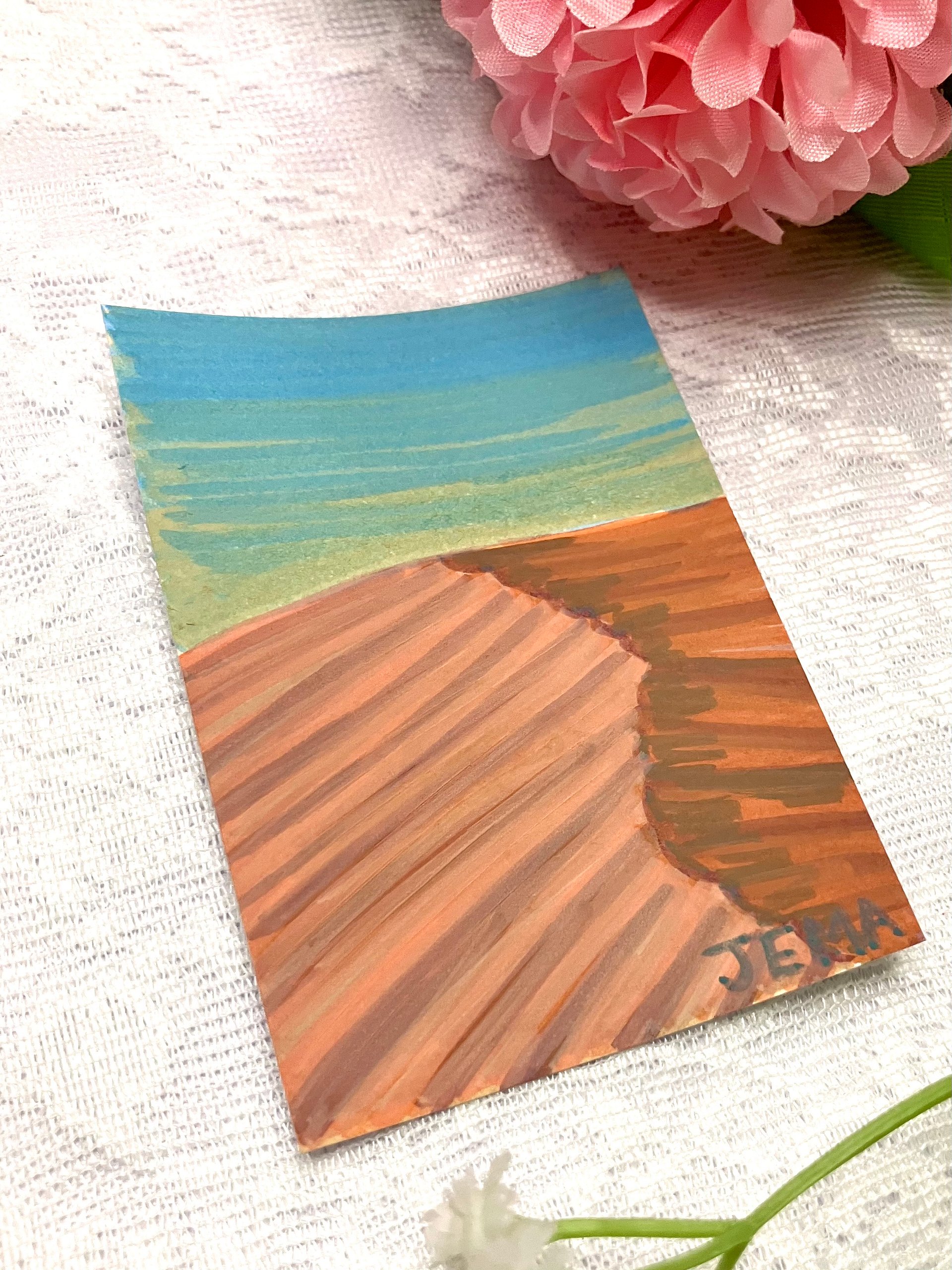 Desert Dunes ACEO Original Marker Artwork product image (4)