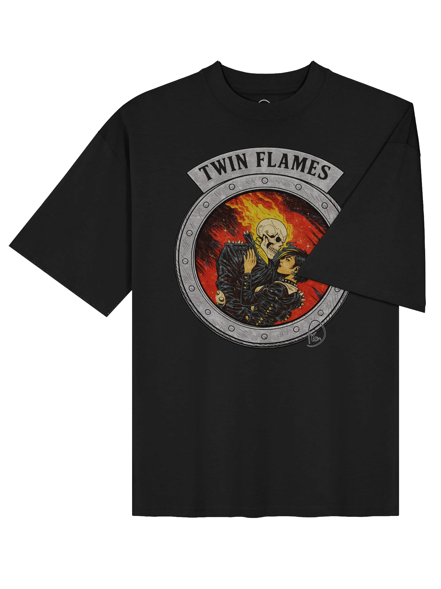 Twin flames Oversized Tee product image (4)