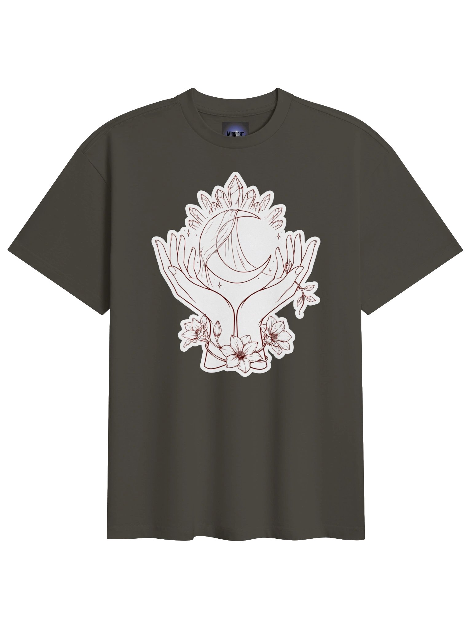 Manifest Moon // Divine Crystals Box Tee product image (3)