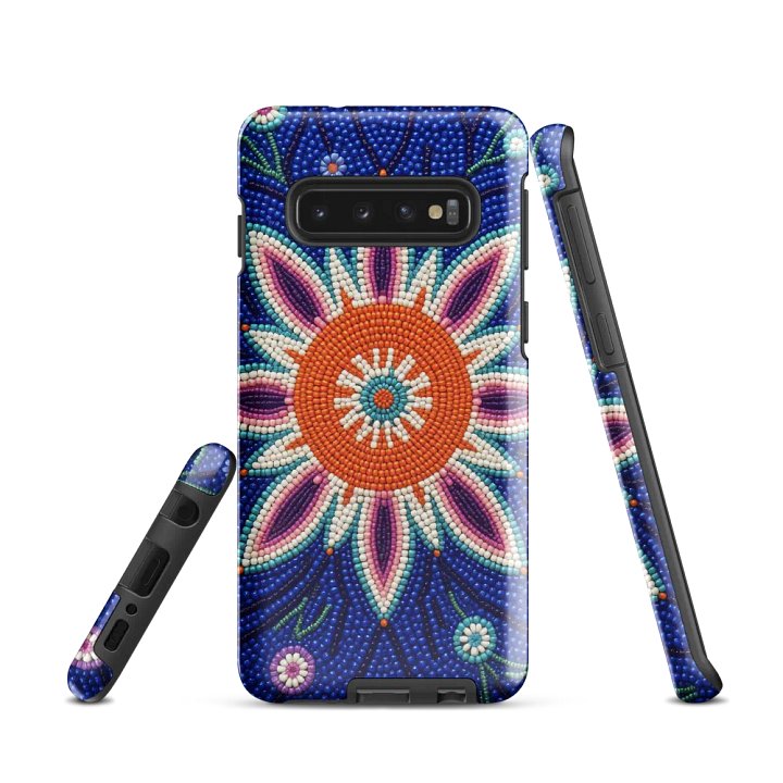 Floral Faux-beaded Tough Case for Samsung® product image (1)