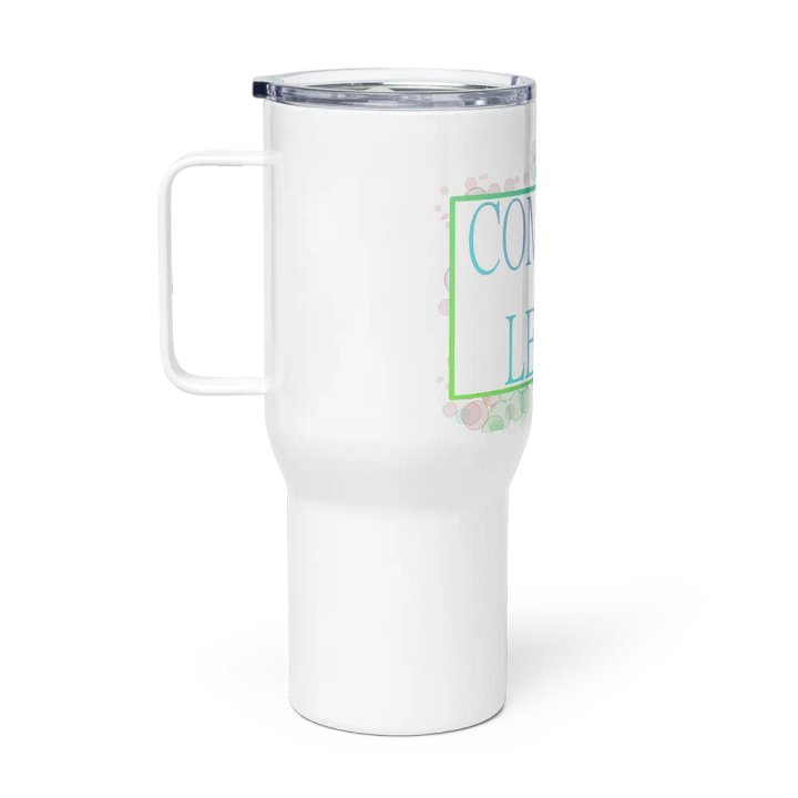 Bubble Letal travel mug with handle product image (1)