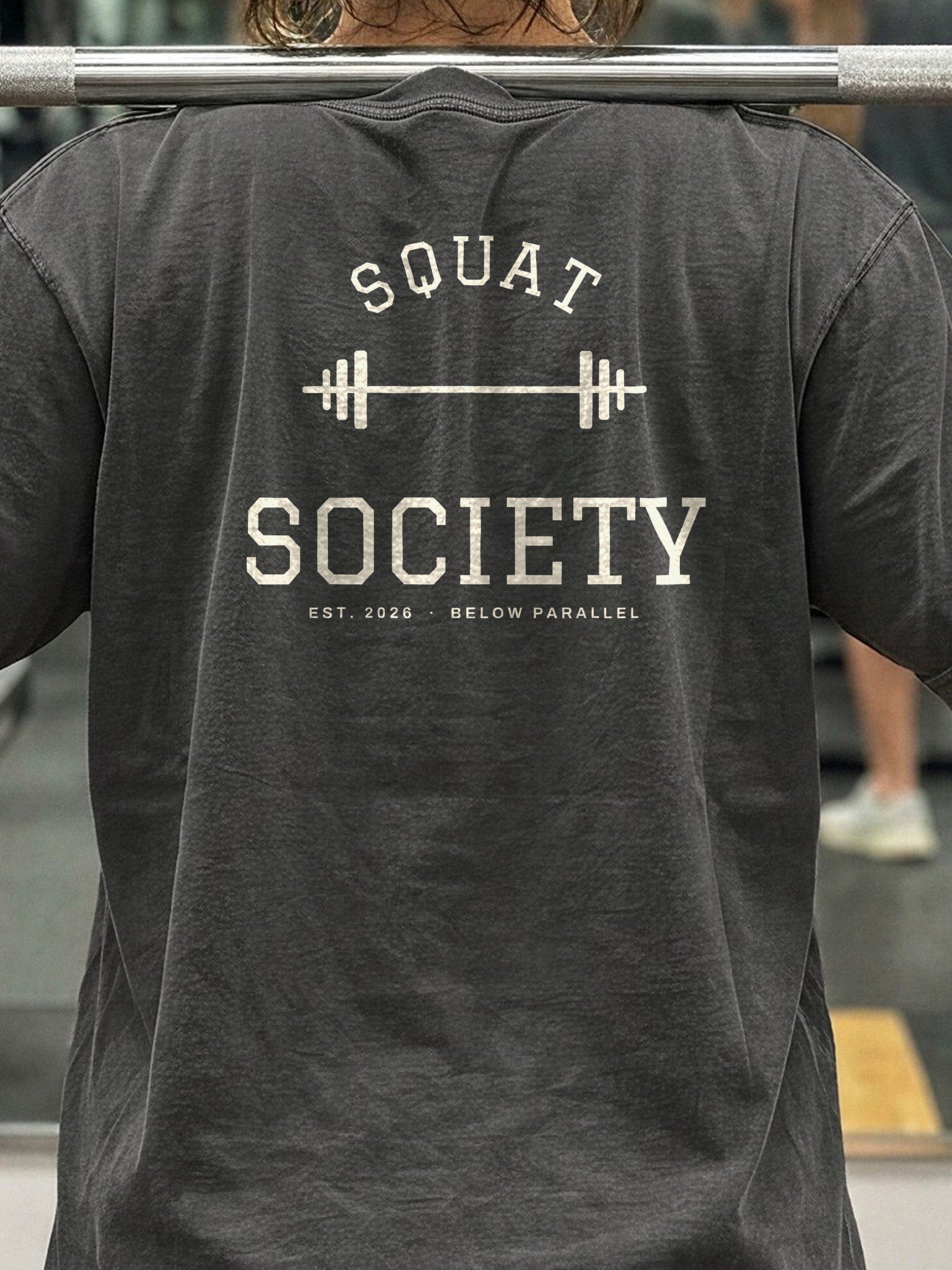 Squat Society Oversized Gym Tee | Pump Cover product image (4)