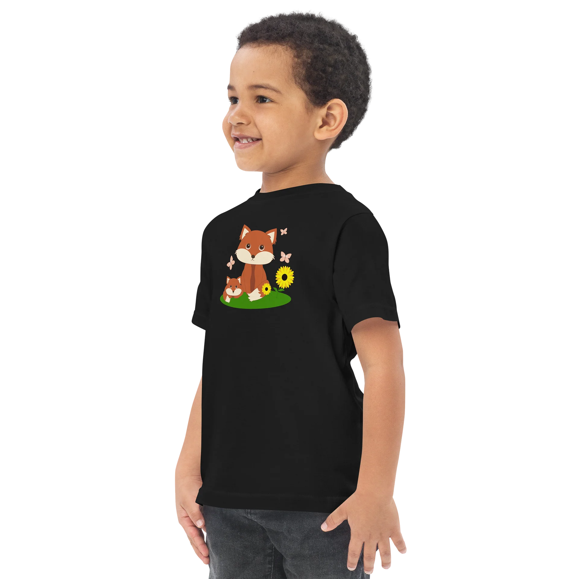 Woodland Families Fox Toddler Jersey T-Shirt product image (7)